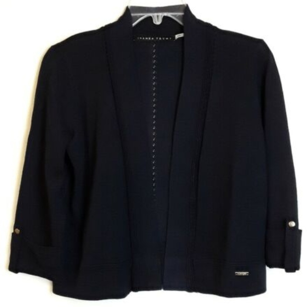 Ivanka Trump black cardigan sweater